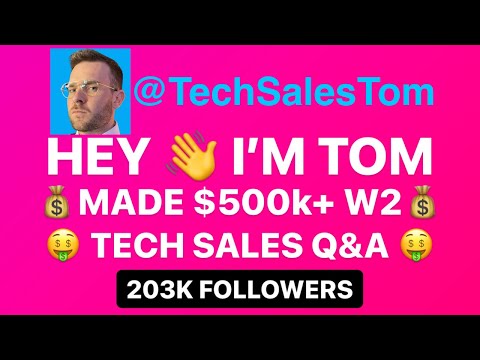TechSalesTom - 9/21/22 TikTok Live Replay - $500k++ in Tech Sales??