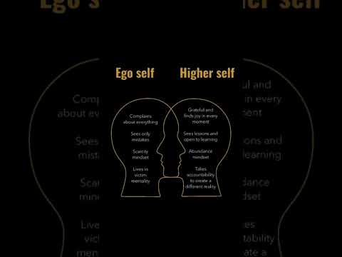 Ego self😏 Vs Higher self👍🙂#howto#selfimprovement#selfcare#selflove#love#ytshorts#views #selfgrow#ego