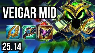 VEIGAR vs MALZAHAR (MID) | EUNE Master | 25.14