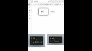 Compare box-shadow with text-shadow.  #coding #frontendcourse #webdesign #staticwebsitedesign