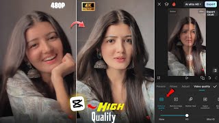 Trending 4K 8K 16K Video Editing In Capcut | Ultra HD Quality Video Editing In Capcut | 4k tutorial