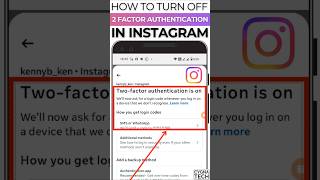 🔓 How to Turn Off 2 Factor Authentication for Instagram (2025) – Quick & Easy