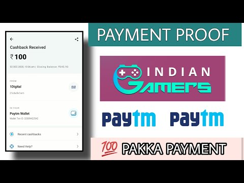 Indian gamers website payment proof Malayalam| earn money by referring and playing games| spin&win