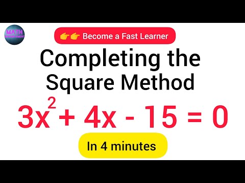 Completing the square method in Hindi || #completingthesquaremethod || #MathReinforcement ||