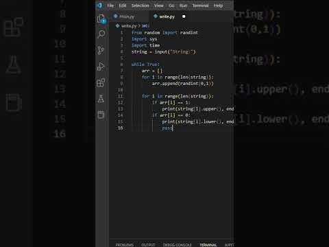 How to make print effect with Python? #shorts #short #python #print #coding #programming