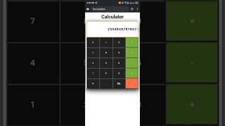 Create a Simple Calculator UI (HTML & CSS) — #Shorts