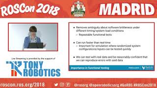 【ROSCon2018】Deterministic, asynchronous message driven task execution with ROS