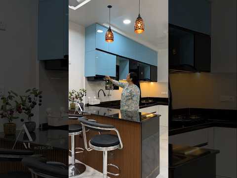"Timeless beauty: sky blue and white kitchen. Elegant, sophisticated, and serene."