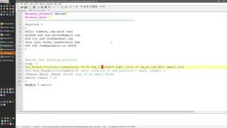 Extract email addresses with Regular Expression in AutoHotkey