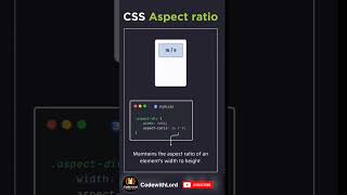 Css aspect ratio for images on website #viral #trending #shorts #youtubeshorts #coding #webdesign