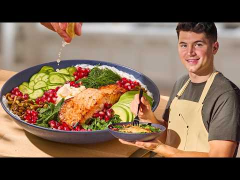 Easy & Healthy Salmon Grain Bowl