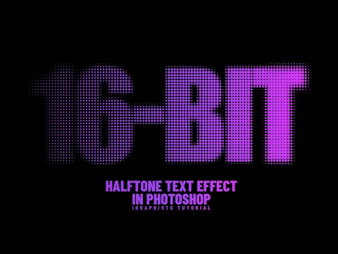 Photoshop Tutorial | How To Make Halftone Text Effect