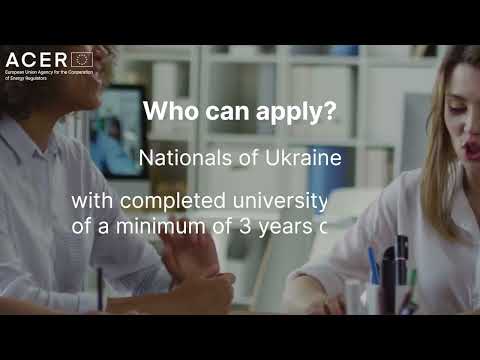 ACER opens up 3 places on its traineeship programme to Ukrainian graduates