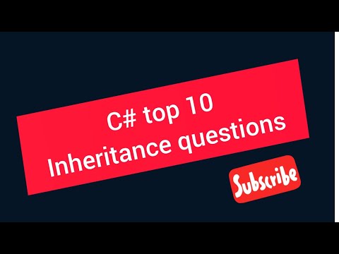 C# top 10 Inheritance tricky question Answer.