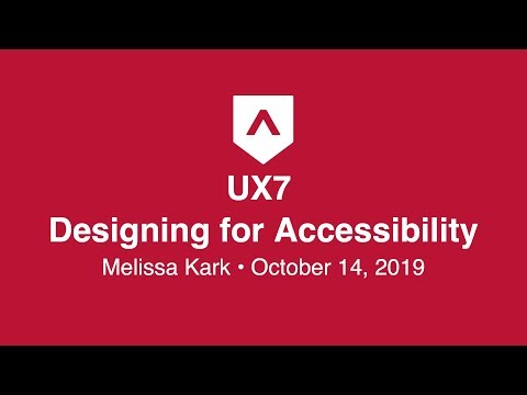 Designing for Accessibility