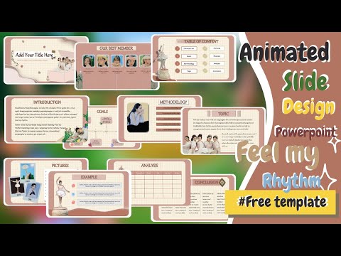 PPT Feel my Rhythm theme🌨️|| Power point Red velvet era 🍰 || animated design power point°˖✧
