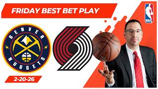Nuggets vs Blazers | NBA First Half | Raphael's NBA Betting Picks & Predictions | Friday 2/20/26
