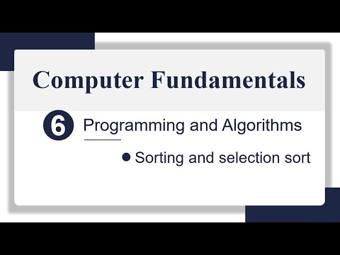 5.Sorting and selection sort