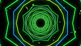 Neon Light Kaleida - Motion Background - kaleidoscope Free VJ Loops - Trippy Psychedelic Visuals