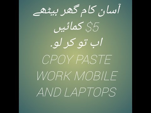 Earn money daily $5 online simple copy paste work