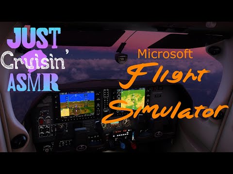 Microsoft Flight Simulator ASMR cruising at 16,000 ft over Australia