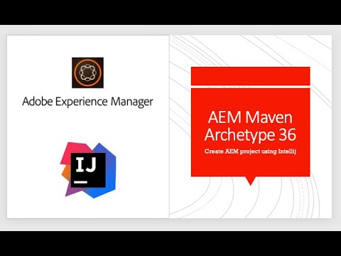 AEM Project Archetype 36 | AEM Project with Angular | AEM setup using Intellij