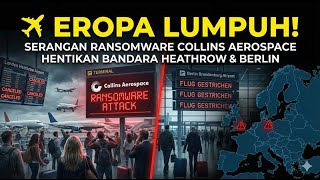✈️ EROPA LUMPUH! Serangan Ransomware Collins Aerospace Hentikan Bandara Heathrow & Berlin