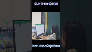 Nữ Chủ tịch Nhí của Câu lạc bộ ThinkCode trổ tài Excel