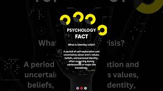 What is identity crisis? #pyschology #generalpsychology #psychologyfact