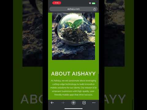 Officially Live on the Web! [https://www.aishayy.com] 💻✨#flutter #aishayy #softwaredevelopment