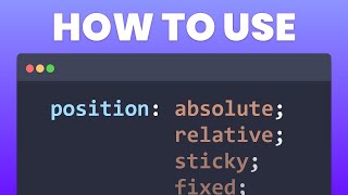 CSS Position | Easy Tutorial #css #webdesign