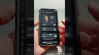 iPhone How To CHANGE Dark Mode 📲#shorts