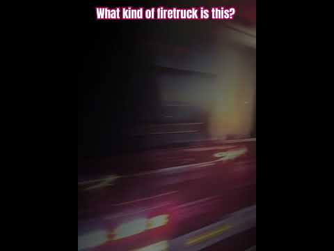 Comment below if you know what kind of firetruck this is? #firetruck #firetrucks #fireapparatus  #🔥