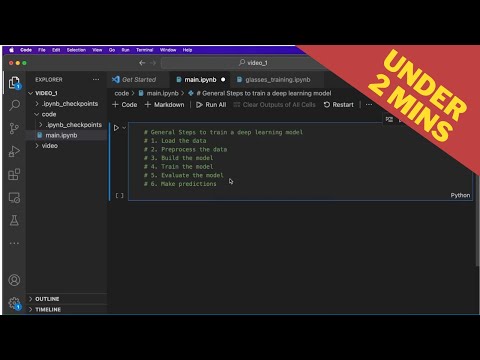 General Steps I use to train my Deep learning models. (Under 2 mins: 1)