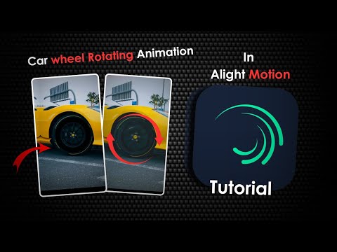 How to Create Viral Car Wheel Rotating Animation in Alight Motion | Framatic Motion