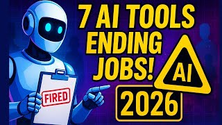 7 AI Tools That Could Replace Entire Jobs by 2026 | tech shift