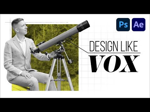How To Design And Animate Like VOX - After Effects And Photoshop Tutorial For Beginners