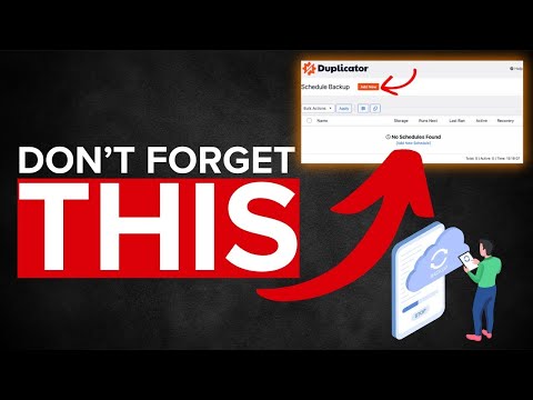 Avoid WordPress Disaster  Automate Backups & Restores with Duplicator in 4 Easy Steps