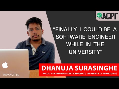 Finally I could be a software engineer while in the university