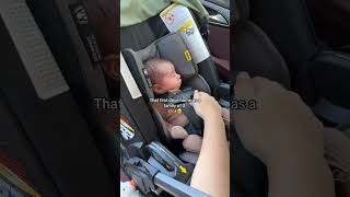 The most terrifying car ride of your life 😅🤍 #mianwaylon #newborn #baby #husband #family #carride