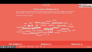 Introduction to Computational Text Analysis with Web-Browser Tools