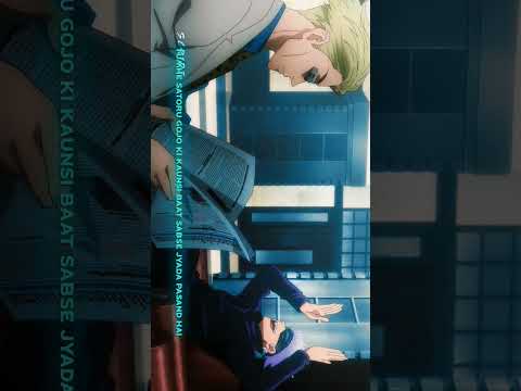 😏 Satoru Gojo 😎🤞