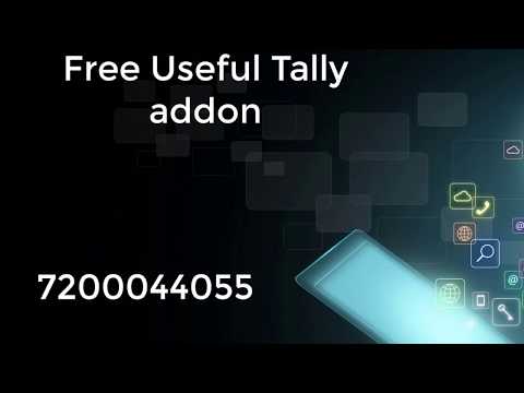 Free useful addon tally erp 9