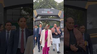 RM Attends the 'Vijay Diwas' reception hosted by Chief of Army Staff, General Upendra Dwivedi.