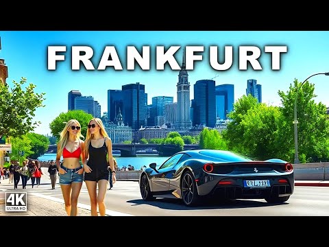 Frankfurt 4k Walking Tour | Explore the Heart of Germany in Stunning Ultra HD