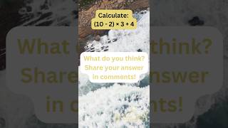 Solve Math. Bodmas Order of Operations - what is  #mathpuzzle #solvemath #math #quiz 🔍