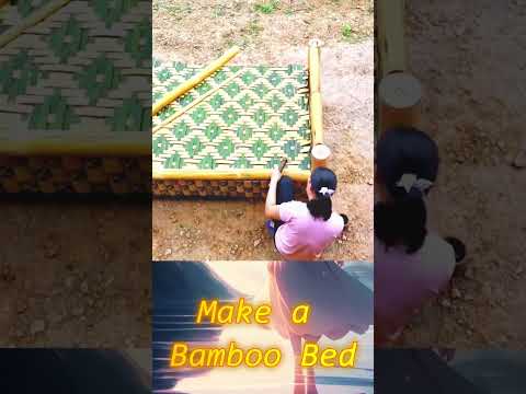 How To Make a Bamboo Bed, Homemade Living with Nature