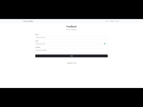 Feedback Form With PHP and MySQL