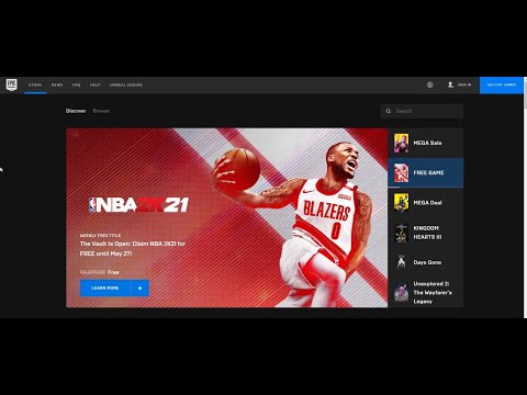 Epic Games NBA2k21 Is The Latest Title Available For Free