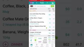 Tracking Calories on Nutracheck